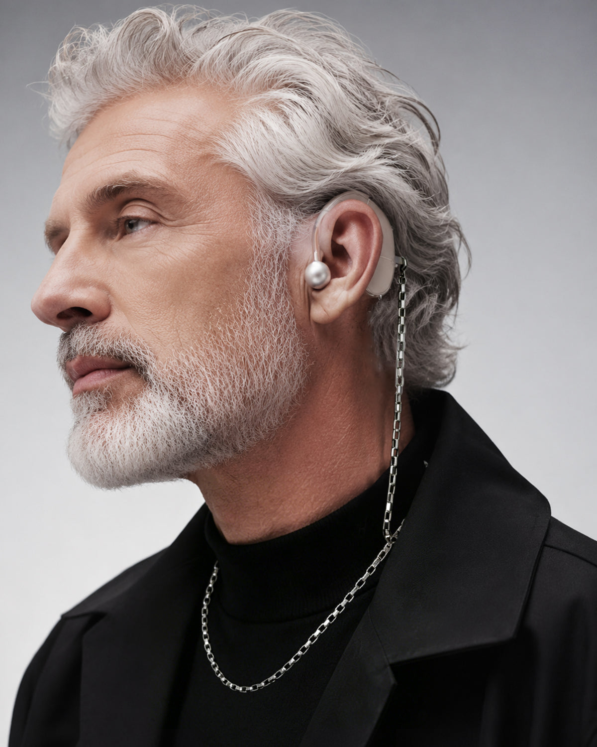 Necklace Anti-Lost Strap for Hearing Amplifier（Men's）