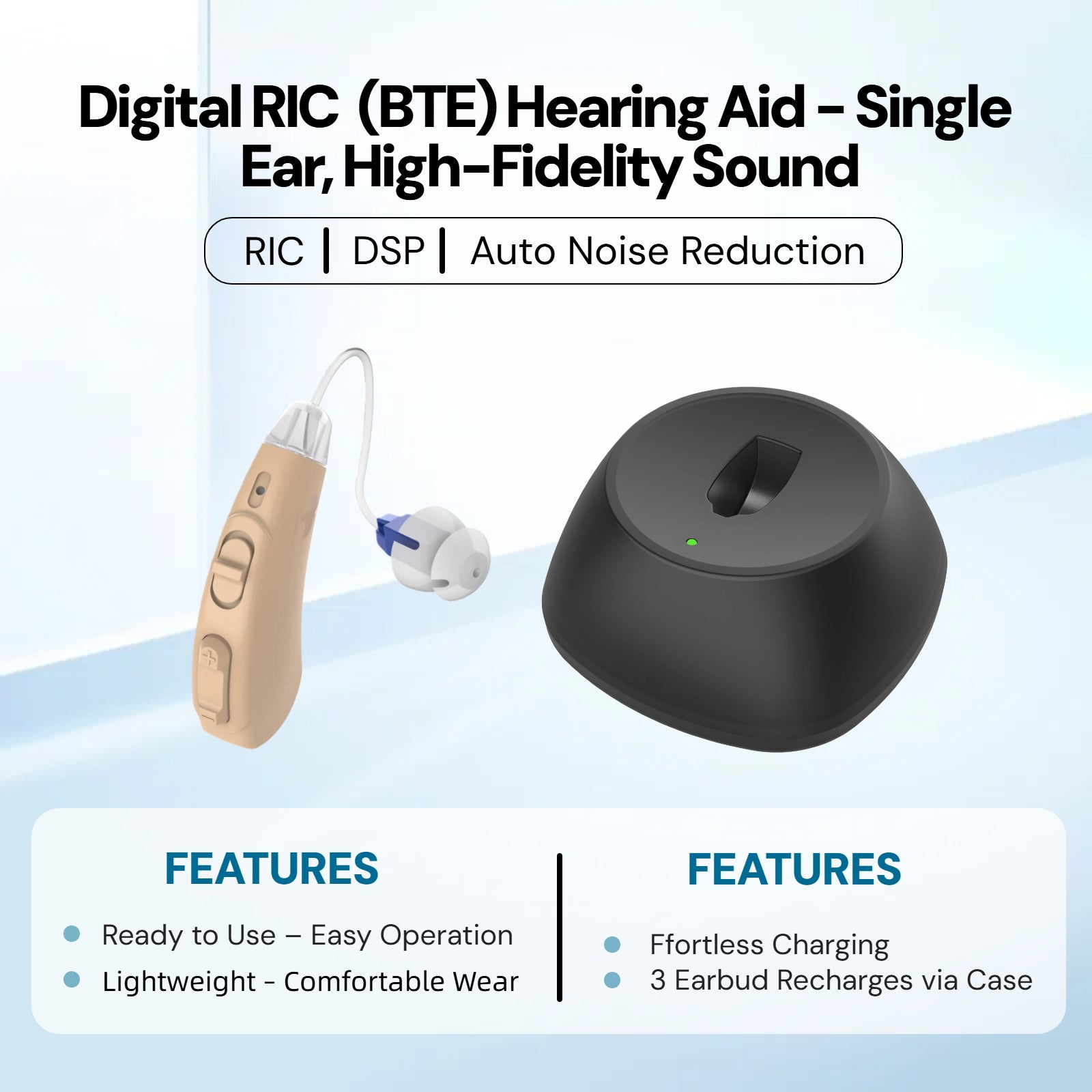 Eovuox E-108RIC Hearing Aid