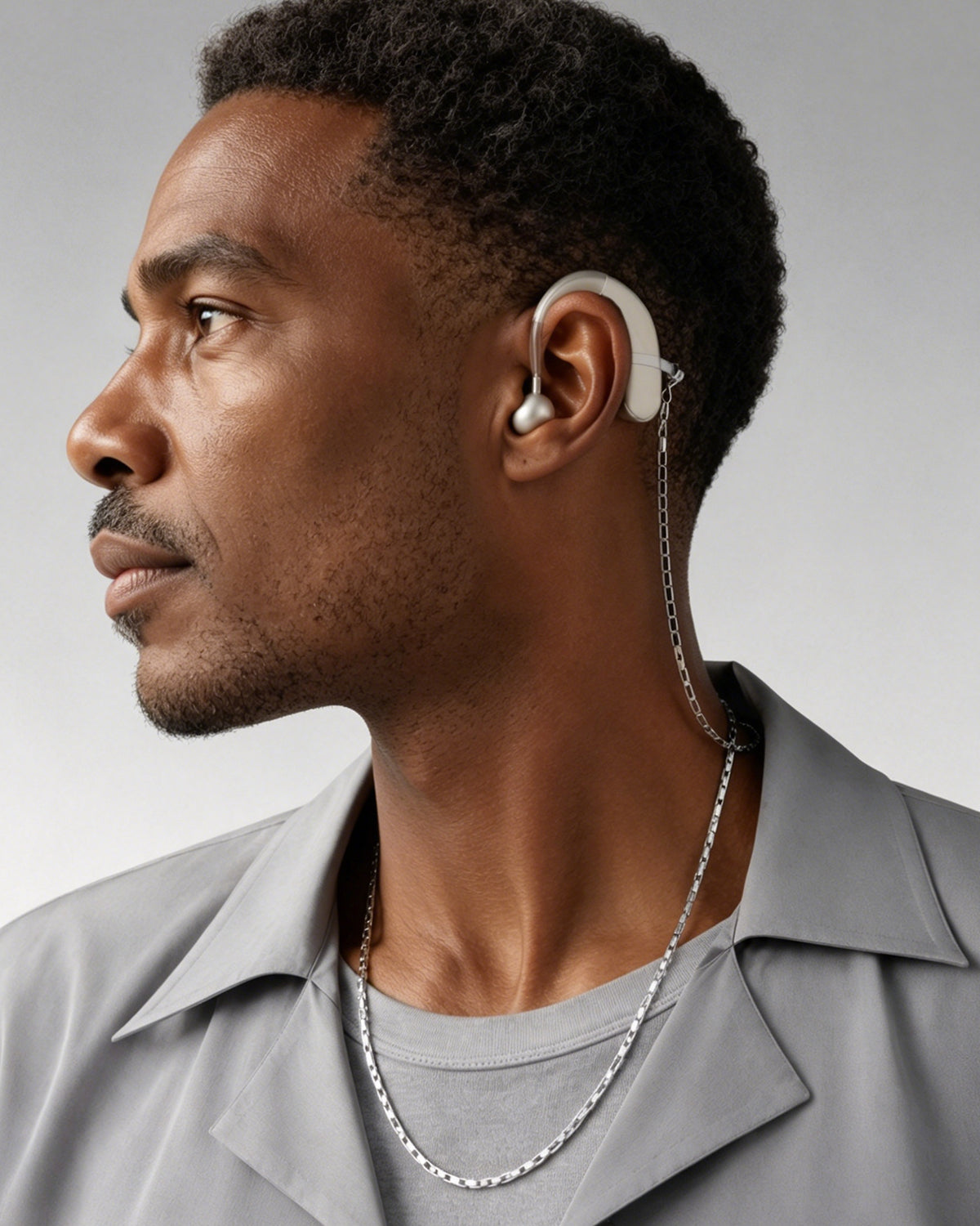 Necklace Anti-Lost Strap for Hearing Amplifier（Men's）