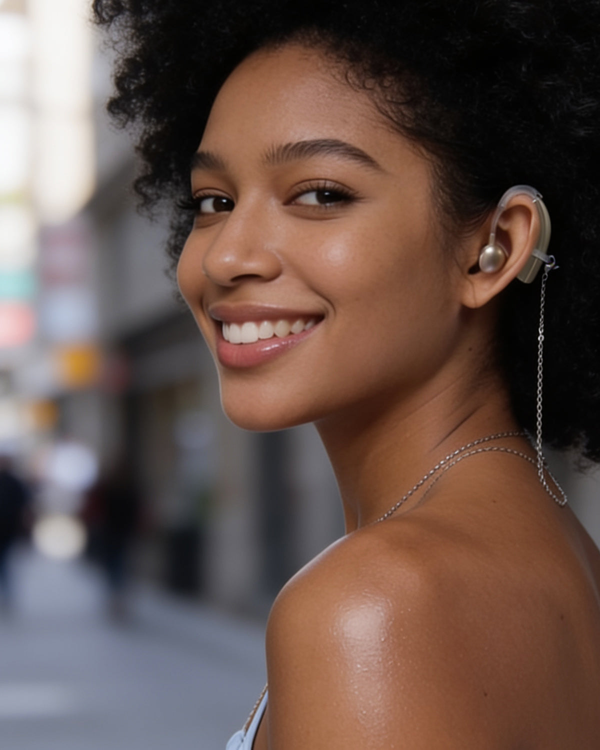 Necklace Anti-Lost Strap for Hearing Amplifier（Women's）