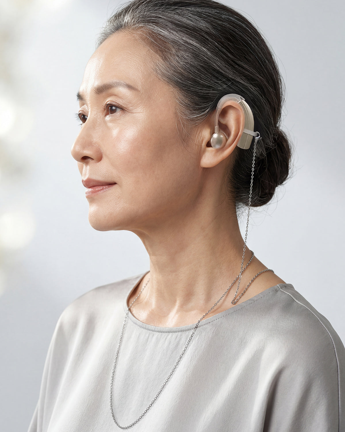 Necklace Anti-Lost Strap for Hearing Amplifier（Women's）
