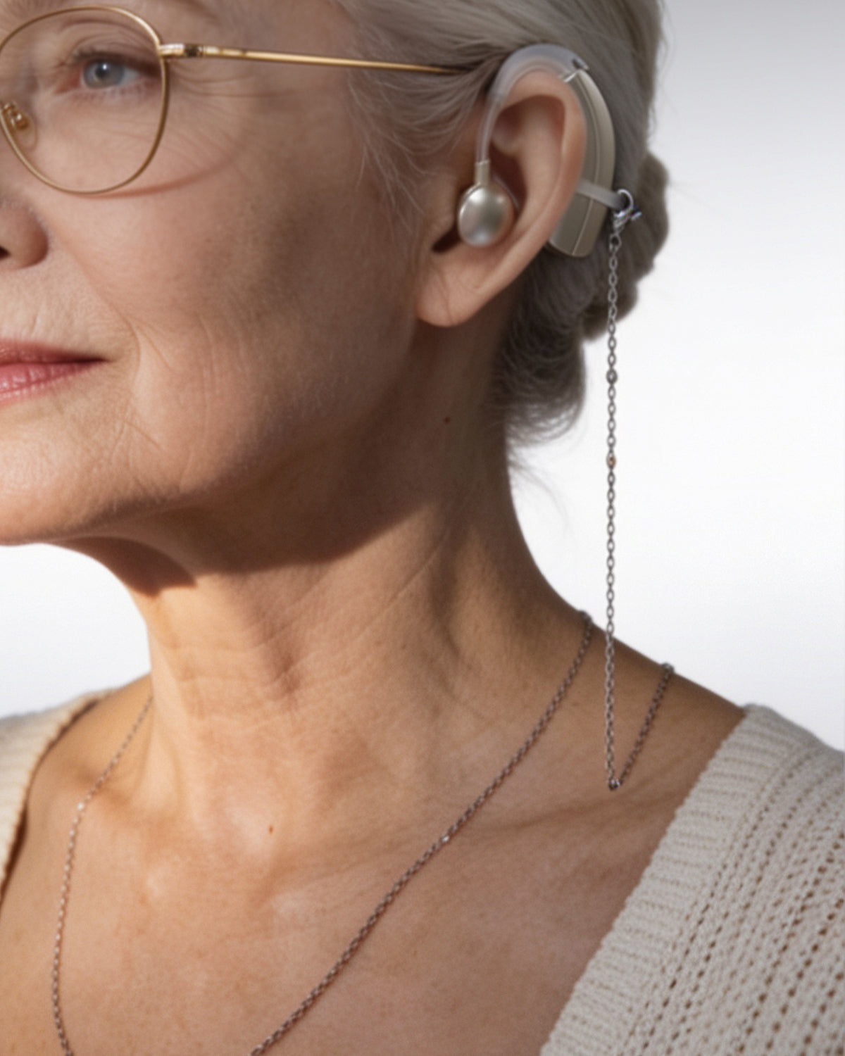 Necklace Anti-Lost Strap for Hearing Amplifier（Women's）