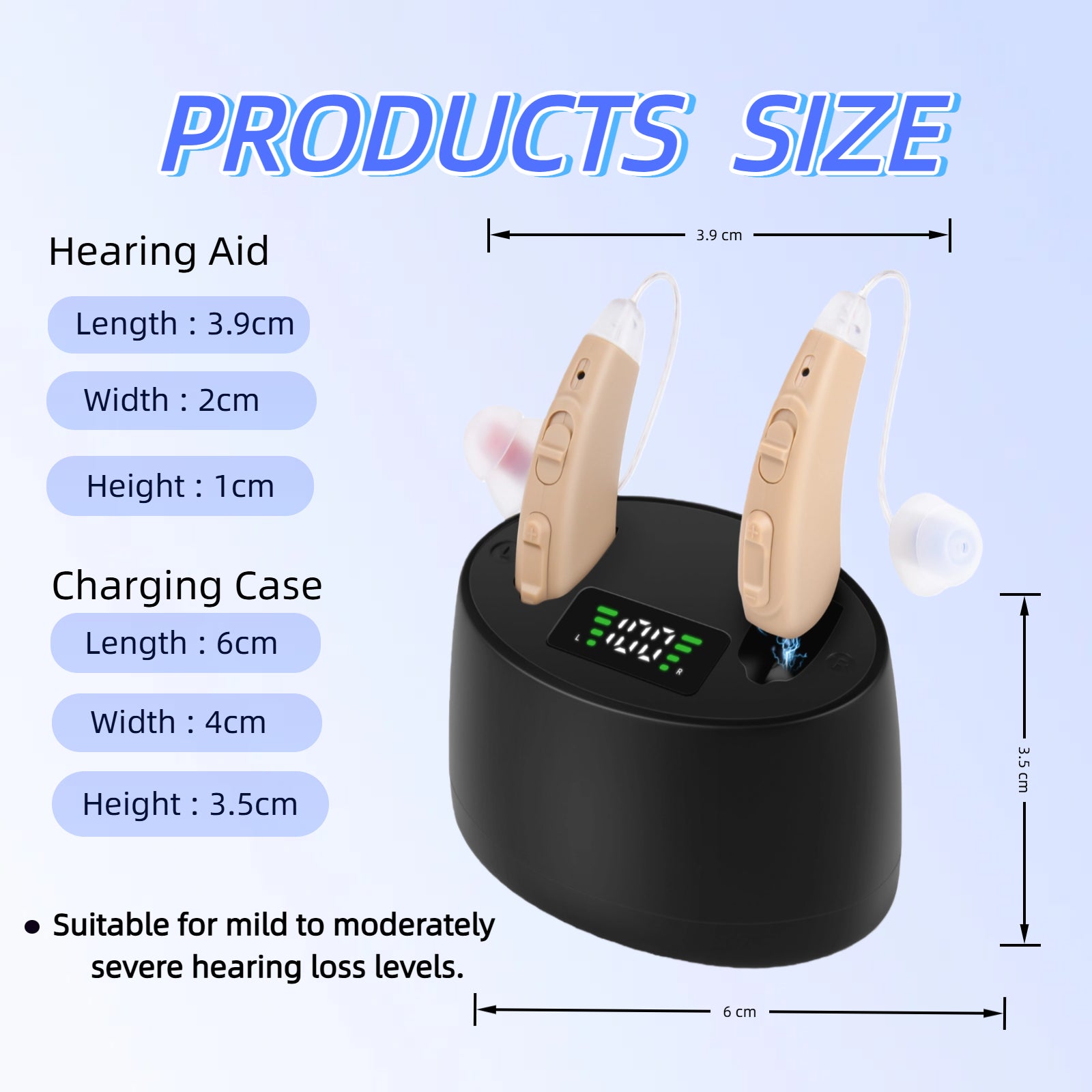 Eovuox E-128RlC Hearing aids