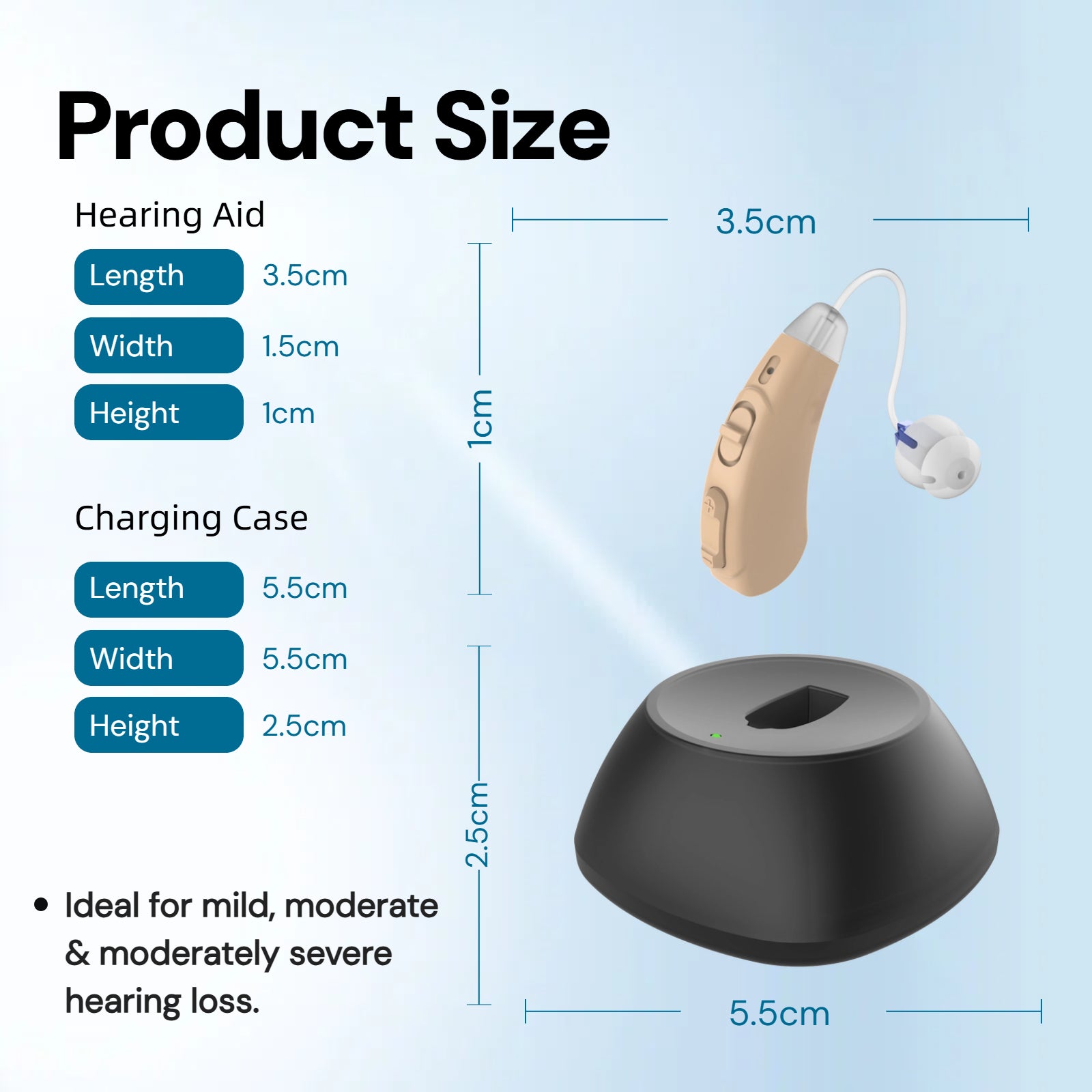 Eovuox E-108RIC Hearing Aid