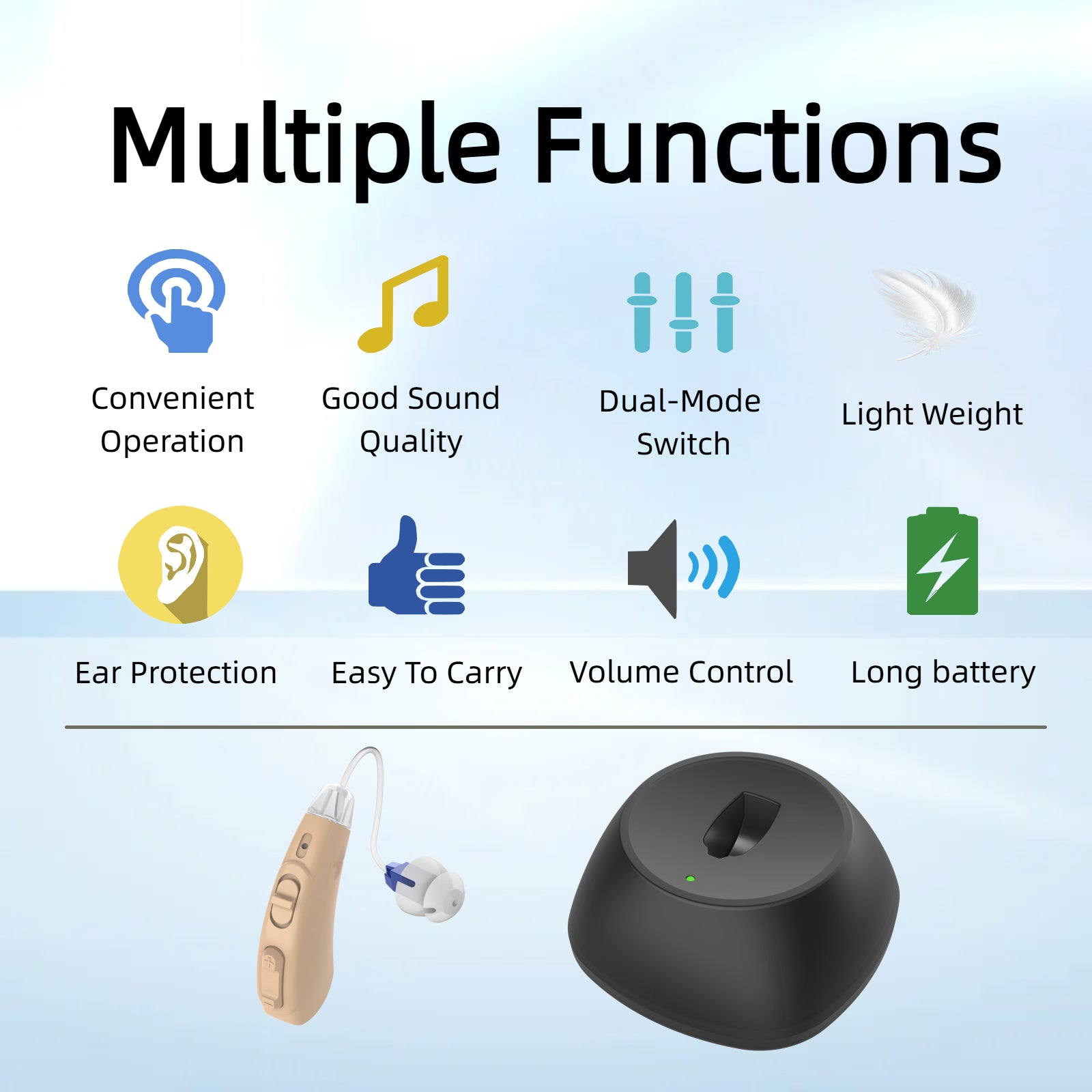 Eovuox E-108RIC Hearing Aid