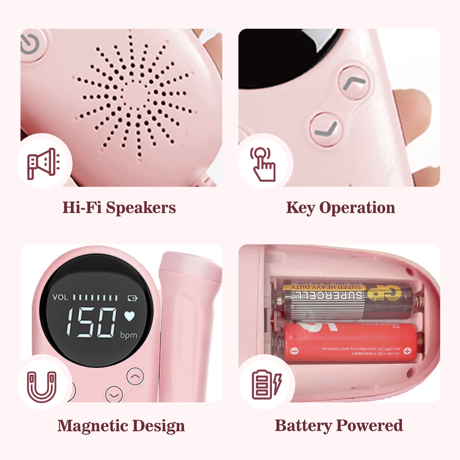 Eovuox 胎児ドップラー W8-25