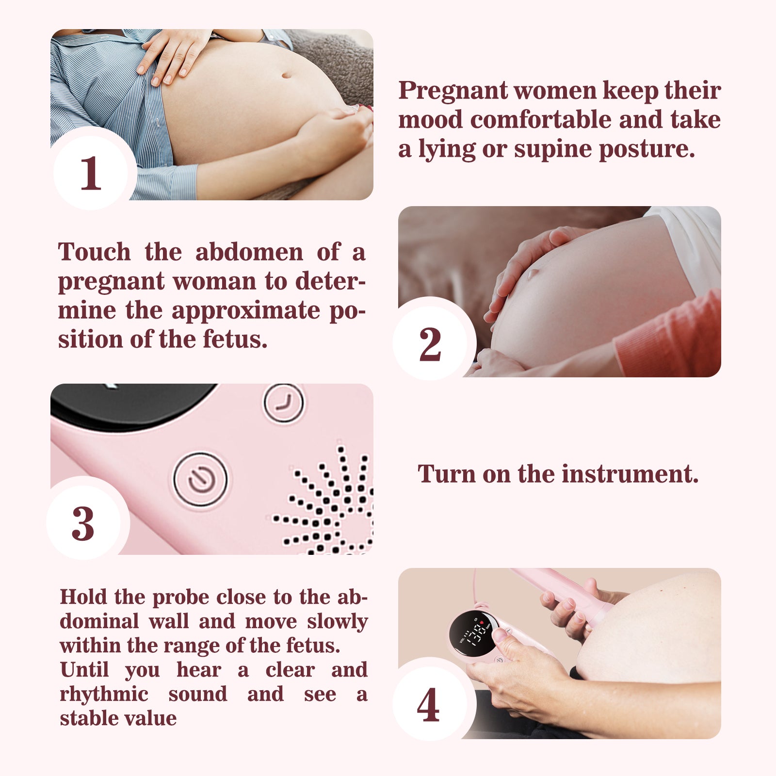 Eovuox 胎児ドップラー W8-25