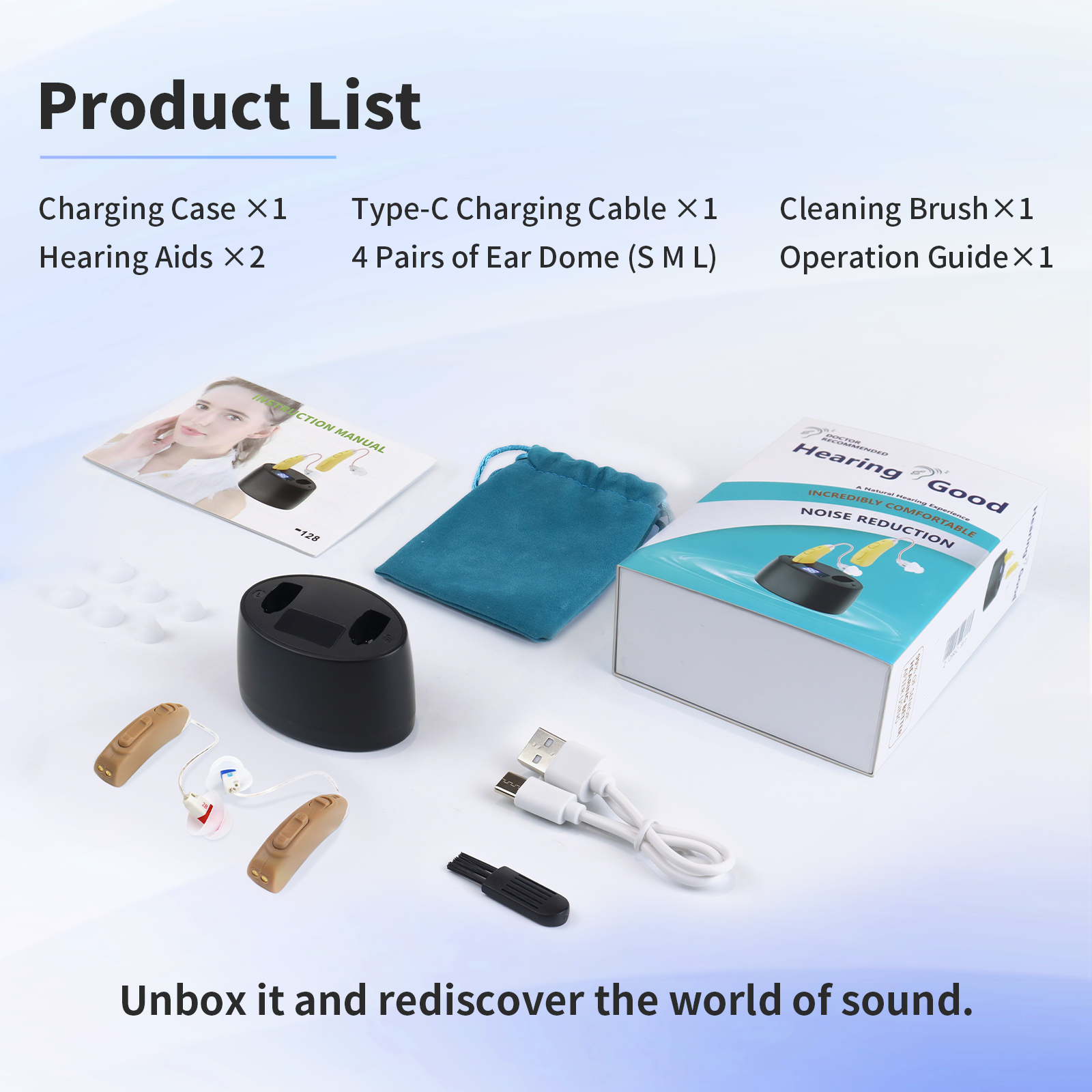 Eovuox E-128RlC Hearing aids