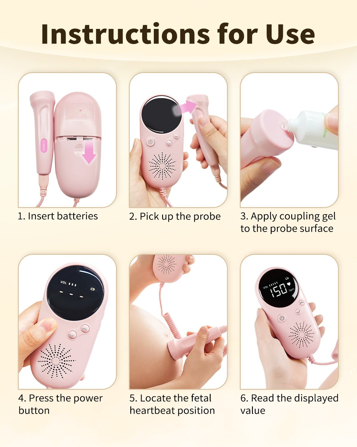 Eovuox Fetal Doppler W8 - 25 - Eovuox